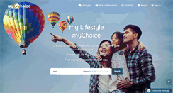 Desktop Screenshot of mychoiceforlife.com