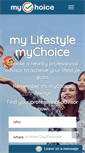 Mobile Screenshot of mychoiceforlife.com